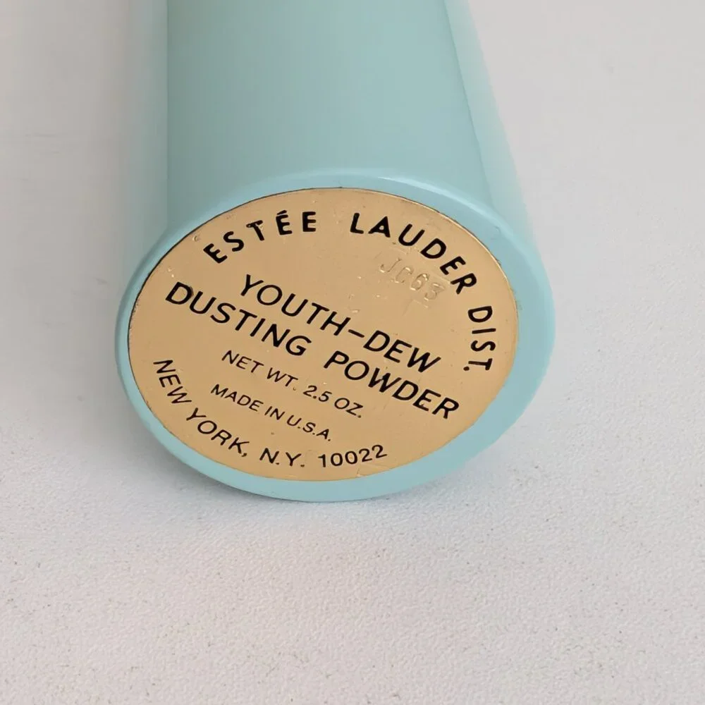 Vintage Estee Lauder Youth Dew Dusting Powder Tin Vintage Vanity Collectible